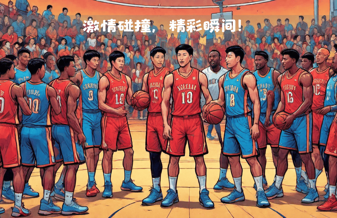 场上精彩对决，双方球员积极拼搏